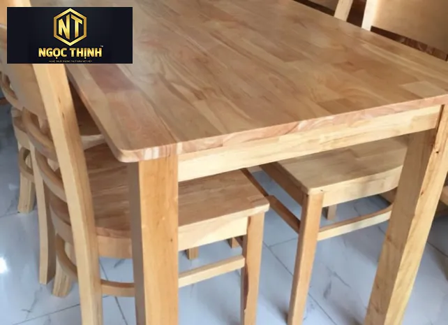 Xưởng Nội Thất Ngọc Thịnh - Bàn ăn gia đình 6 ghế đơn giản Xưởng Nội Thất Ngọc Thịnh - Bàn ăn gia đình 6 ghế đơn giản